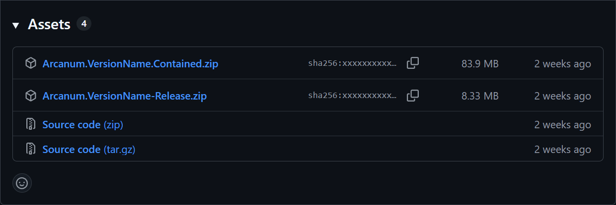 GitHub Releases Tab Screenshot